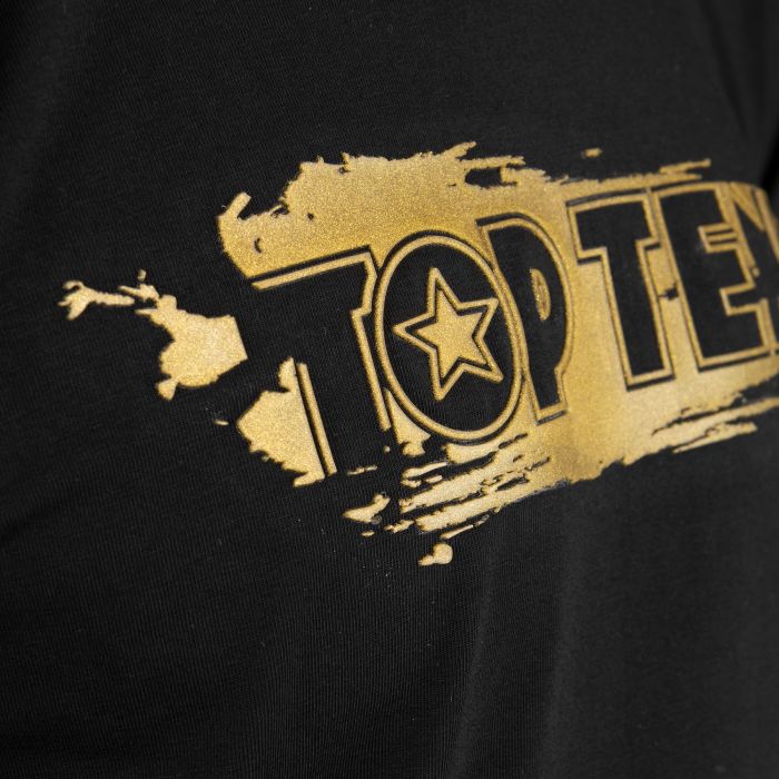 TOP TEN T-Shirt "Power Ink 3D" Black/Gold - Image 5